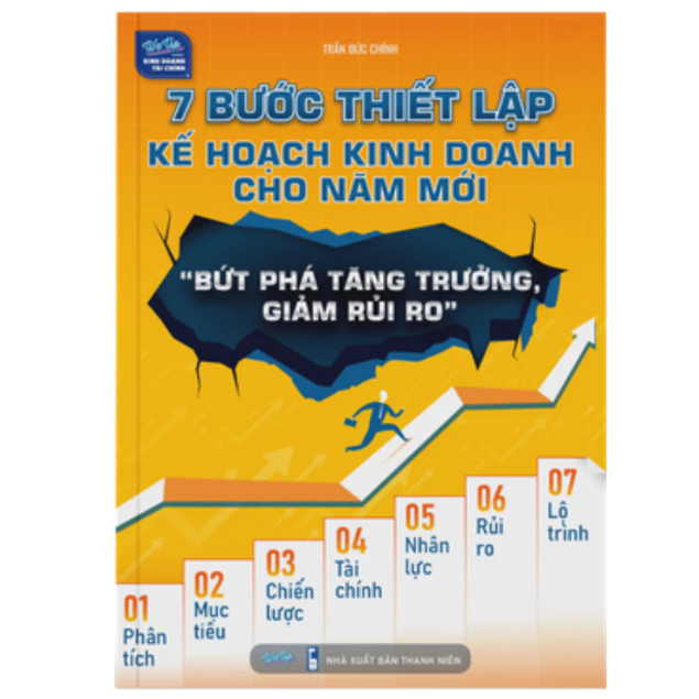 Bìa sách 7 Bước Thiết Lập Kế Hoạch Kinh Doanh Cho Năm Mới