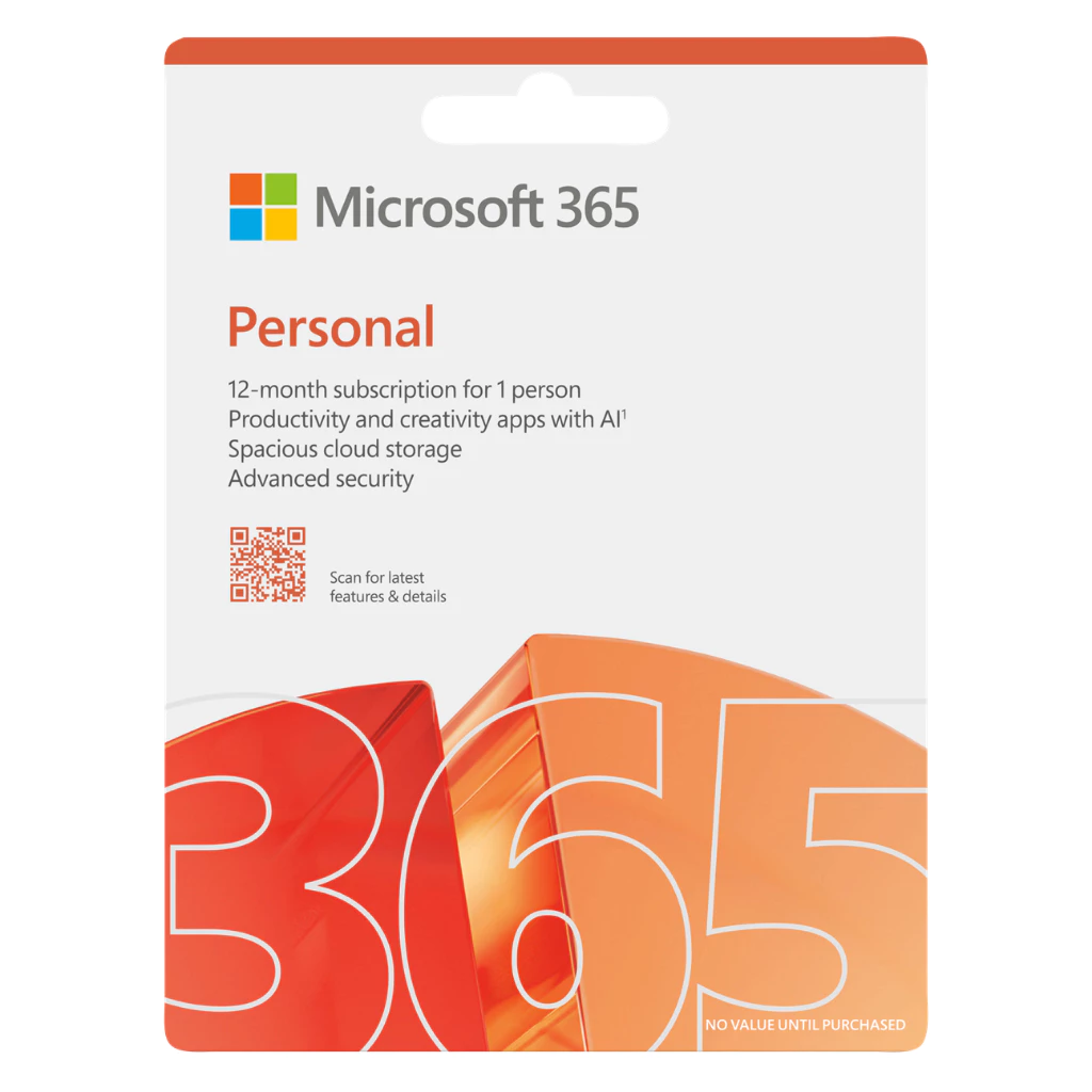 Hộp sản phẩm Microsoft 365 Personal bản đăng ký 12 tháng